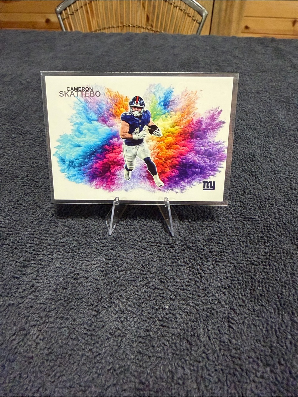 Cam Skattebo Art Card - Multicolor